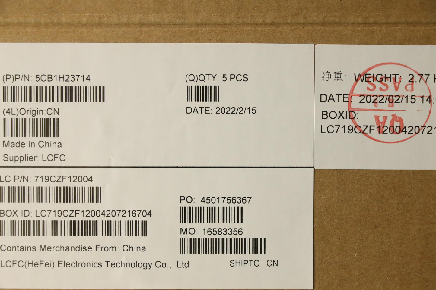 Lenovo Cover Upper Case Assembly Nord - 5CB1H23714