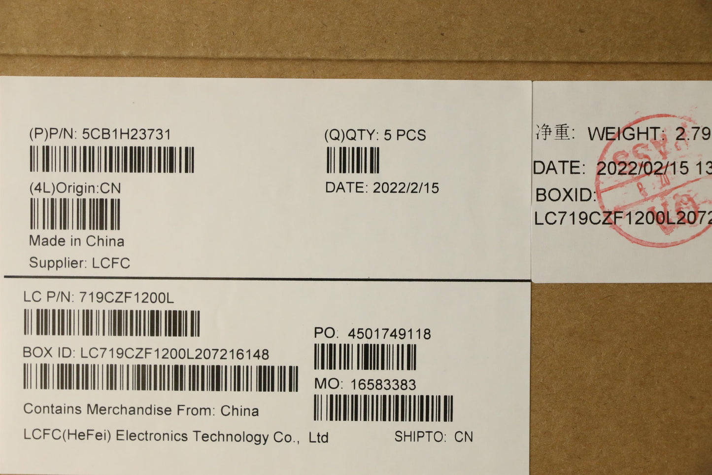 Lenovo Cover Upper Case Assembly Eng - 5CB1H23731