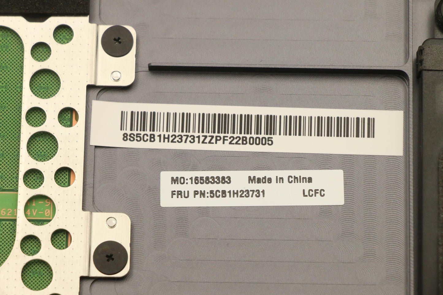Lenovo Cover Upper Case Assembly Eng - 5CB1H23731