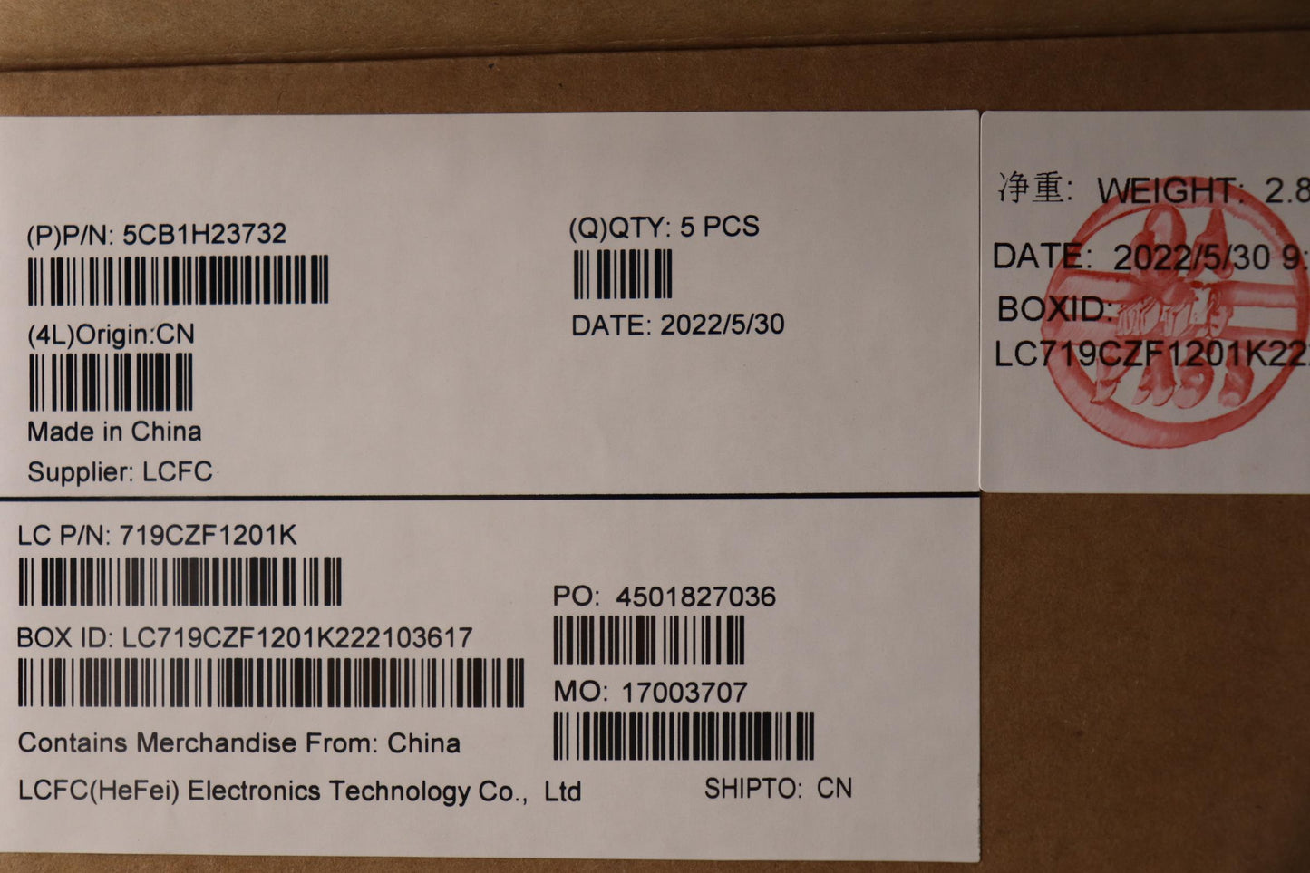 Lenovo Cover Upper Case Assembly Euro - 5CB1H23732
