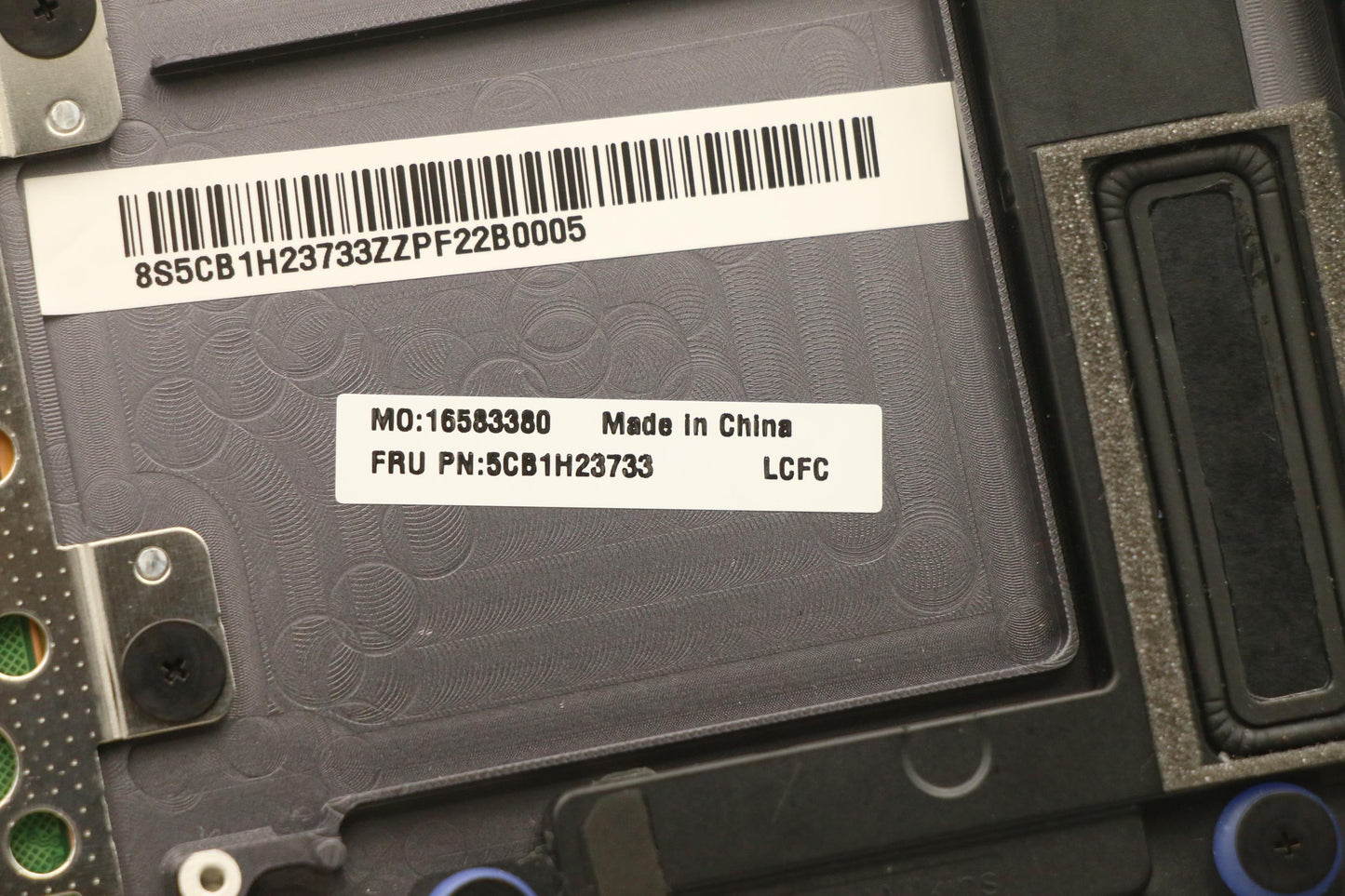 Lenovo Cover Upper Case Assembly Fra - 5CB1H23733