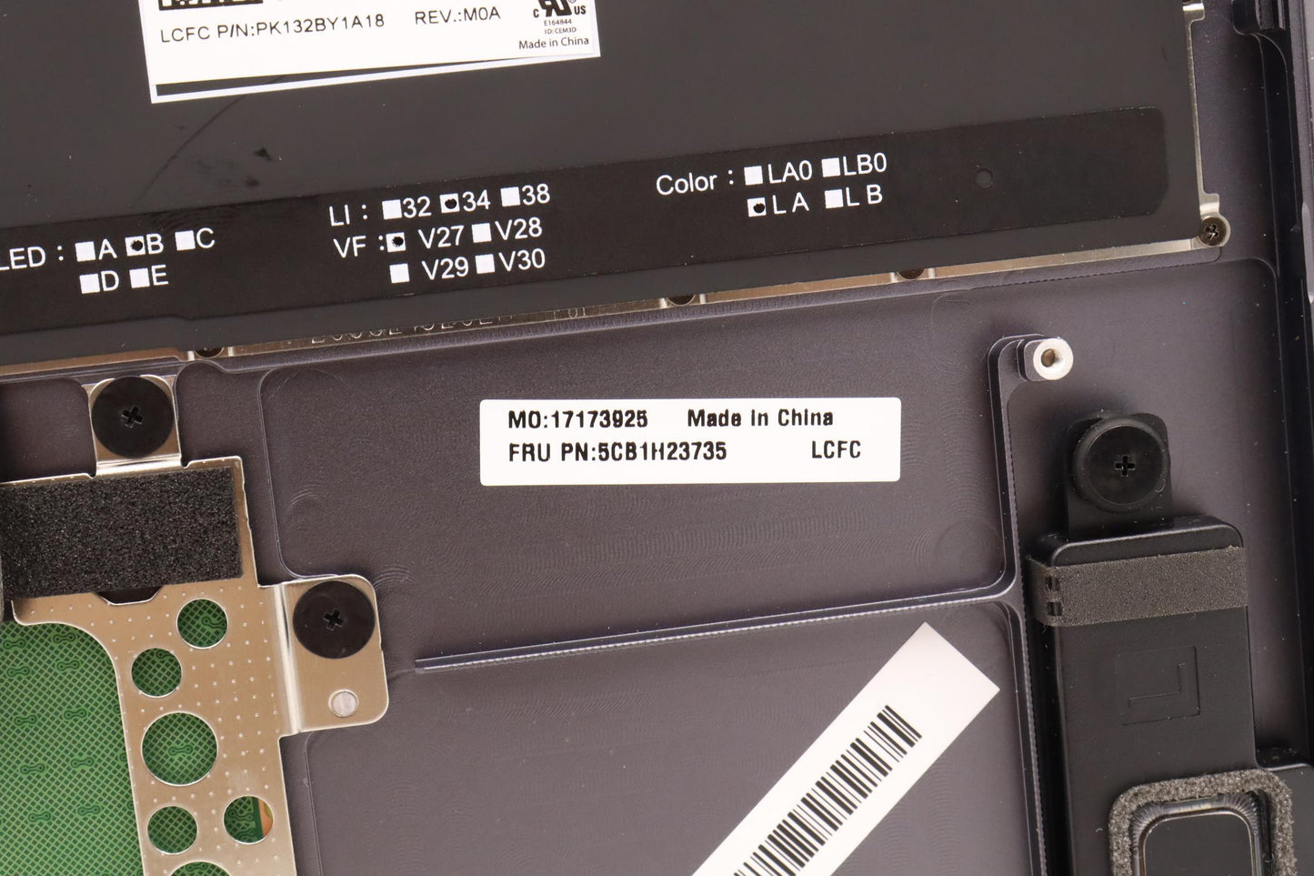 Lenovo Cover Upper Case Assembly Fra/ - 5CB1H23735