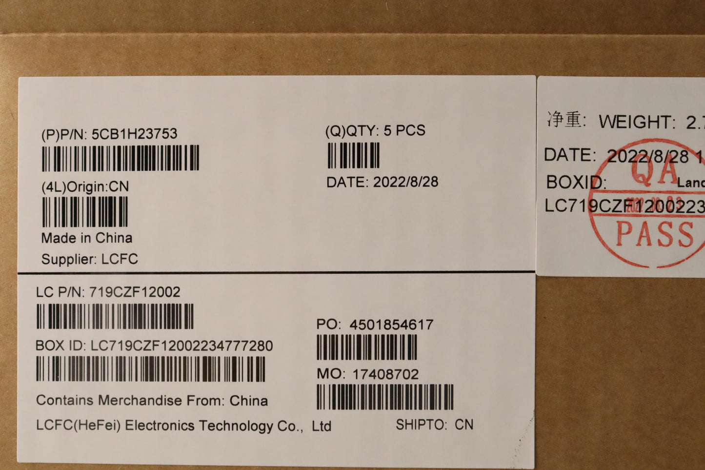 Lenovo Cover Upper Case Assembly Hun - 5CB1H23753
