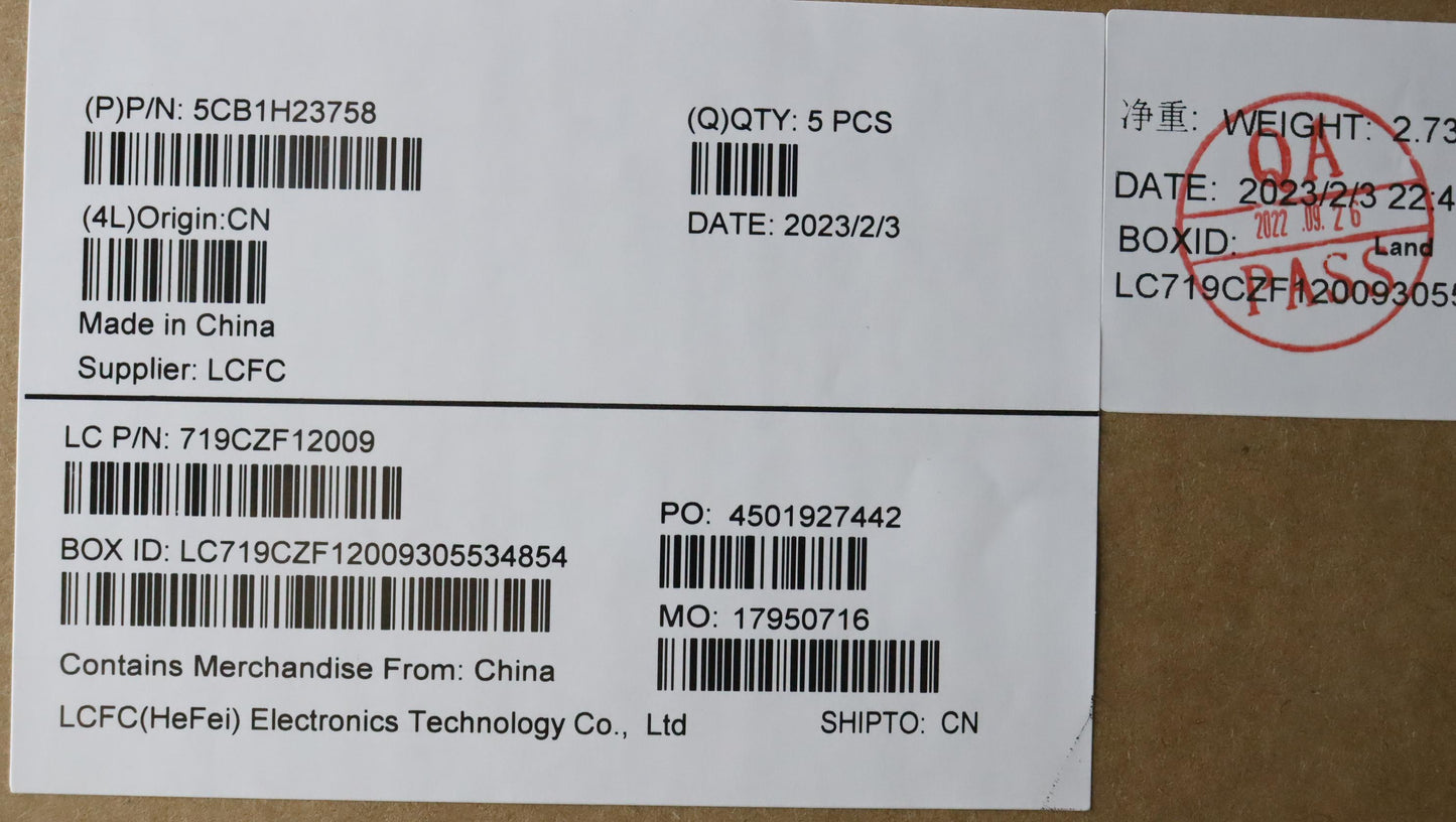 Lenovo Cover Upper Case Assembly La S - 5CB1H23758