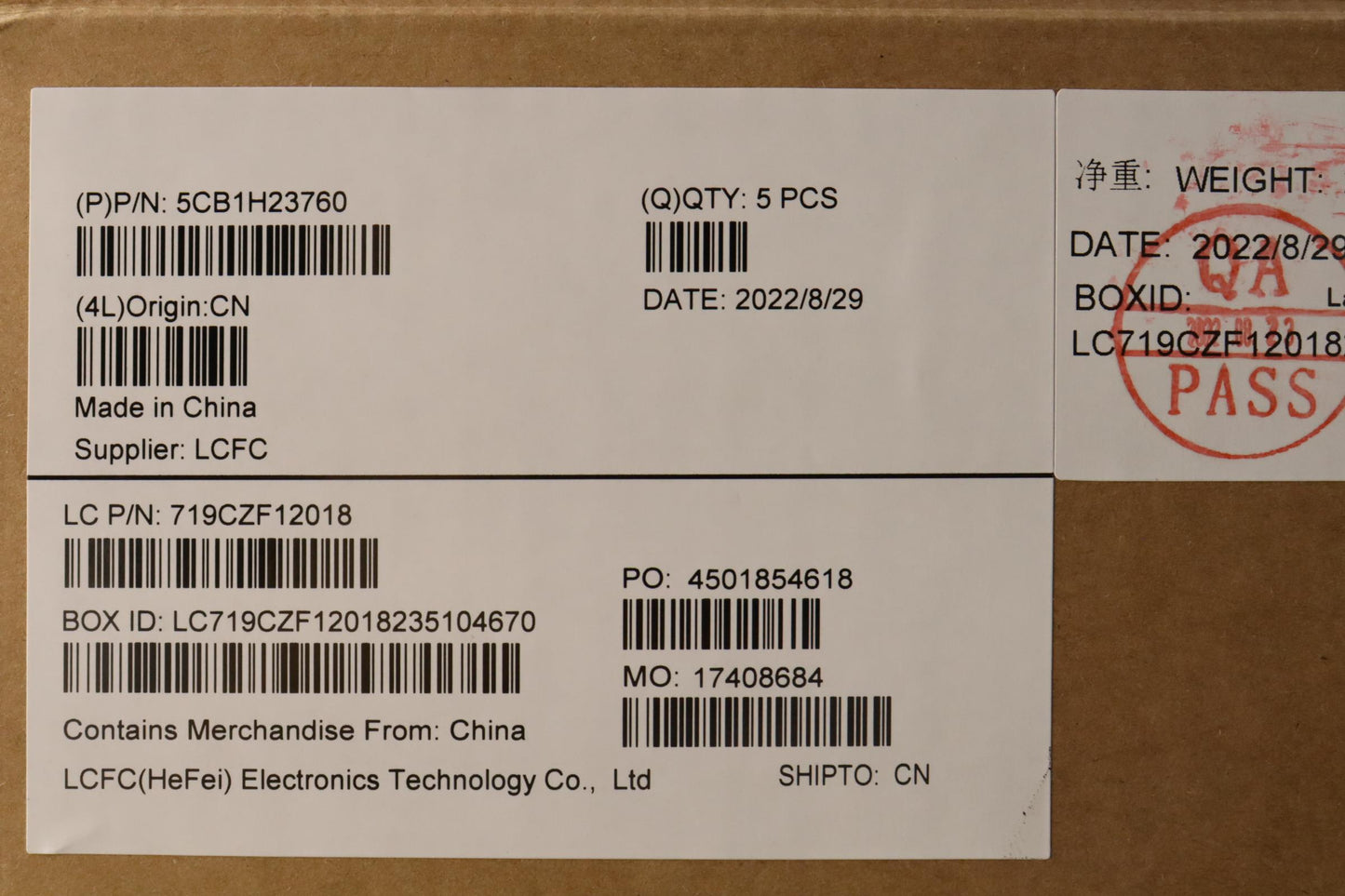 Lenovo Cover Upper Case Assembly Por - 5CB1H23760
