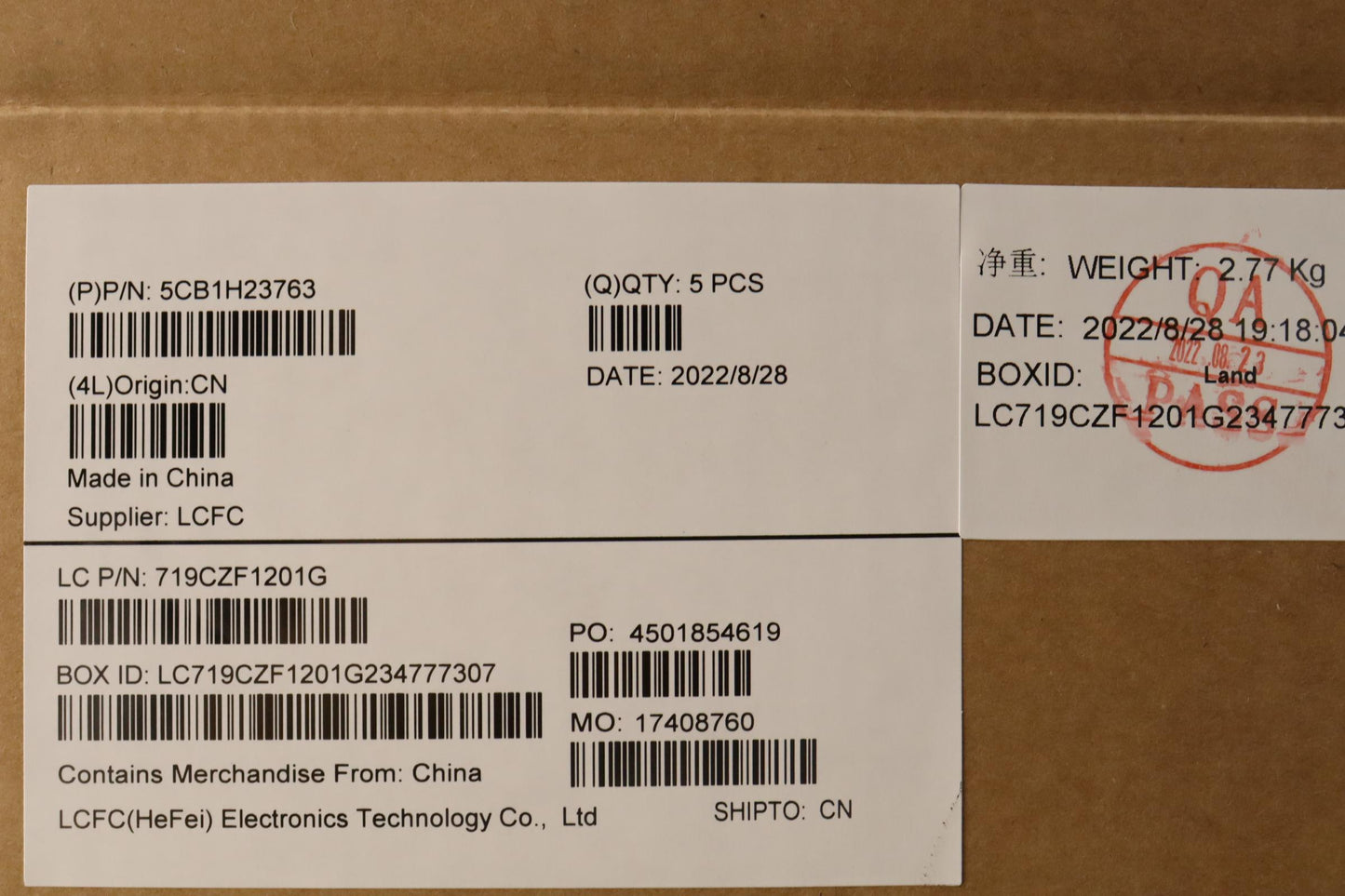 Lenovo Cover Upper Case Assembly Spa - 5CB1H23763