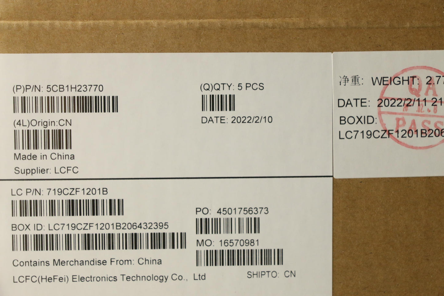 Lenovo US Backlit Keyboard with C-Cover - 5CB1H23770