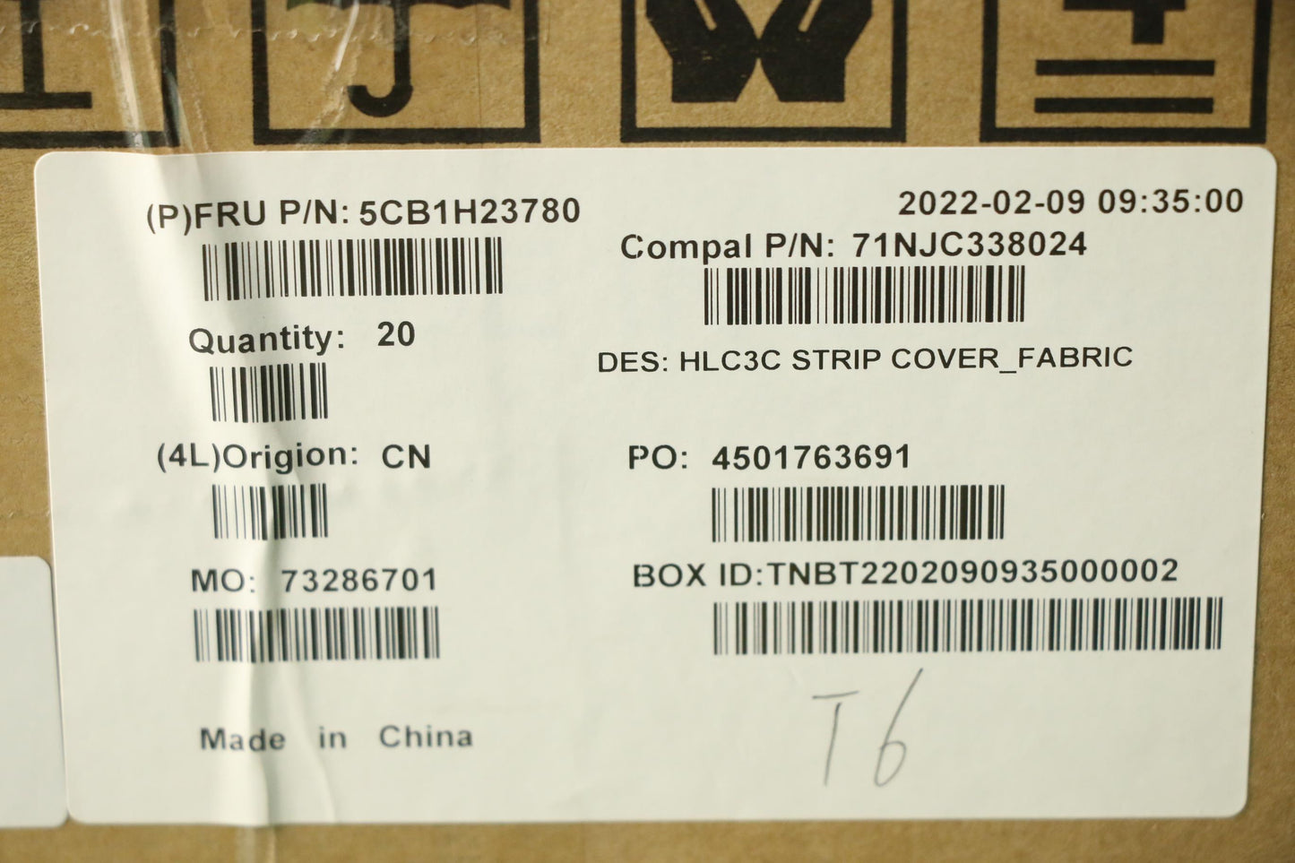 Lenovo Cover Strip Cover C 82Ud Fabri - 5CB1H23780
