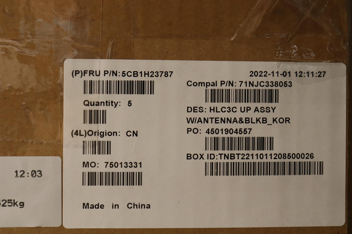 Lenovo Cover Upper Case Assembly Kor - 5CB1H23787