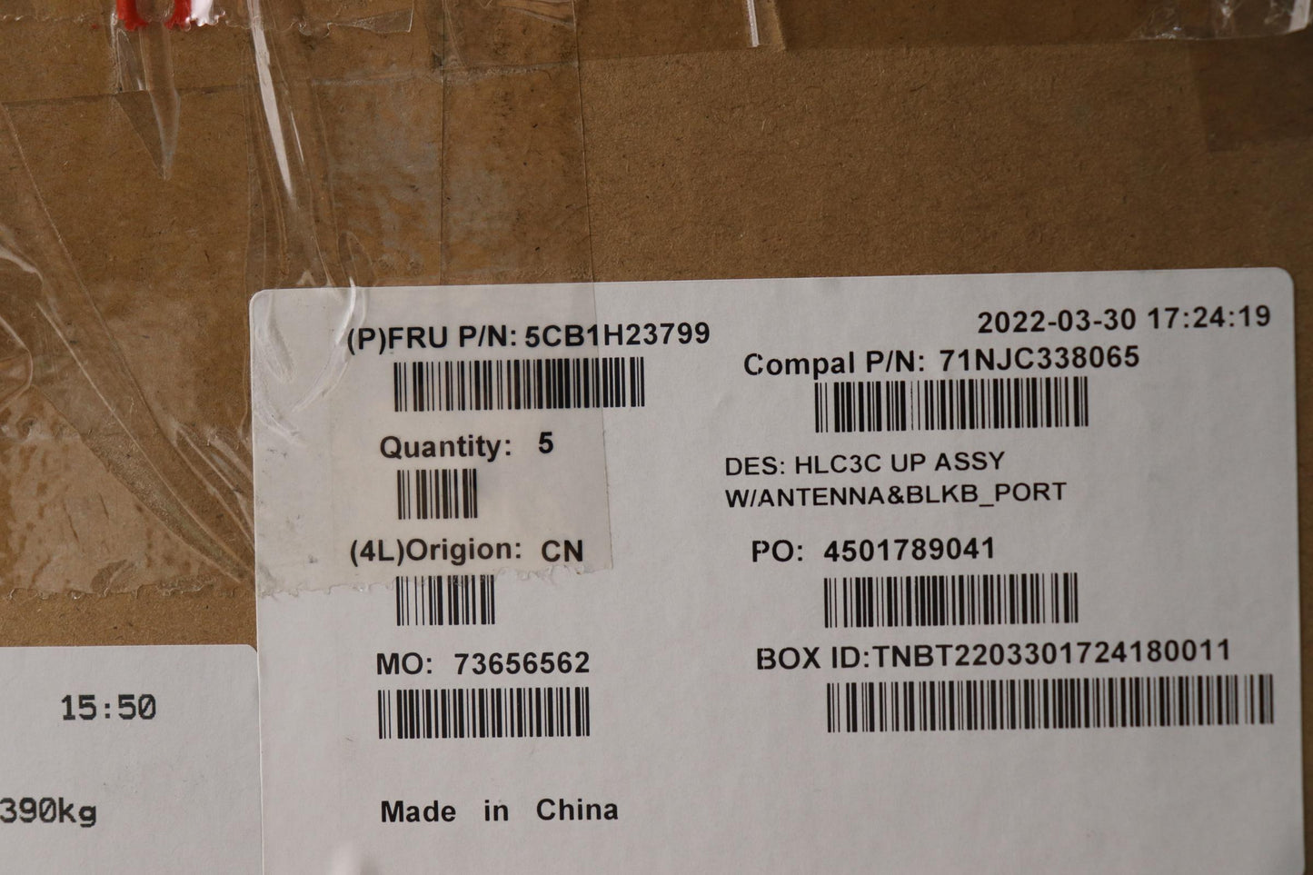 Lenovo Cover Upper Case Assembly Por - 5CB1H23799