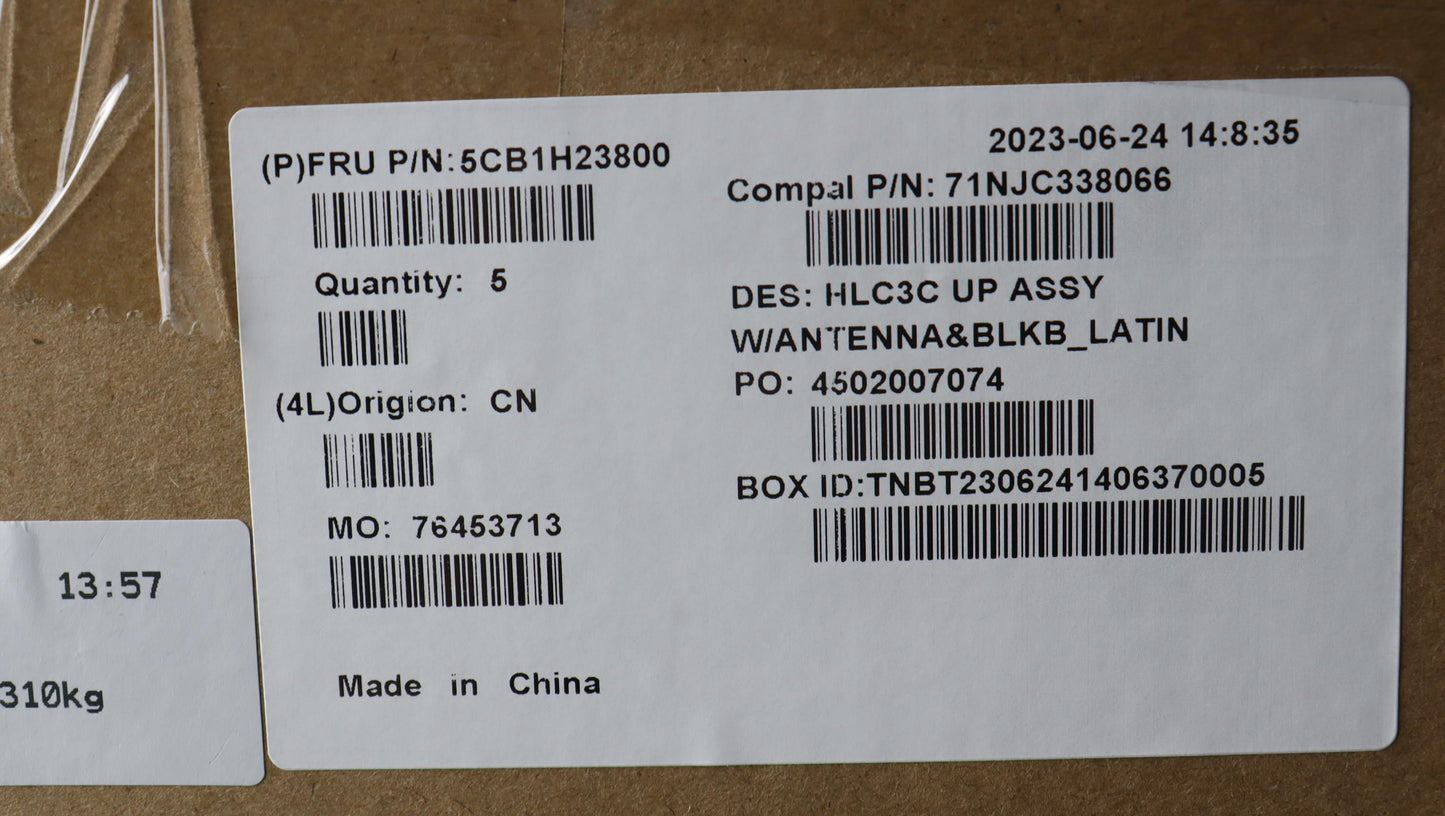 Lenovo Cover Upper Case Assembly La S - 5CB1H23800