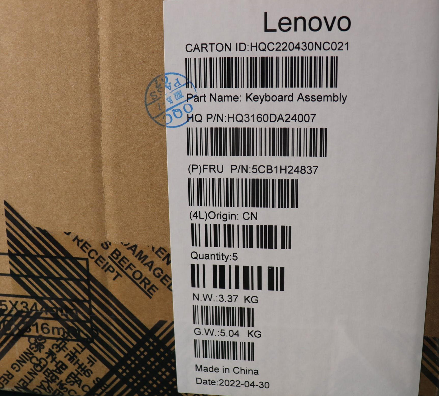 Lenovo Cover Upper Case Assembly Cze - 5CB1H24837