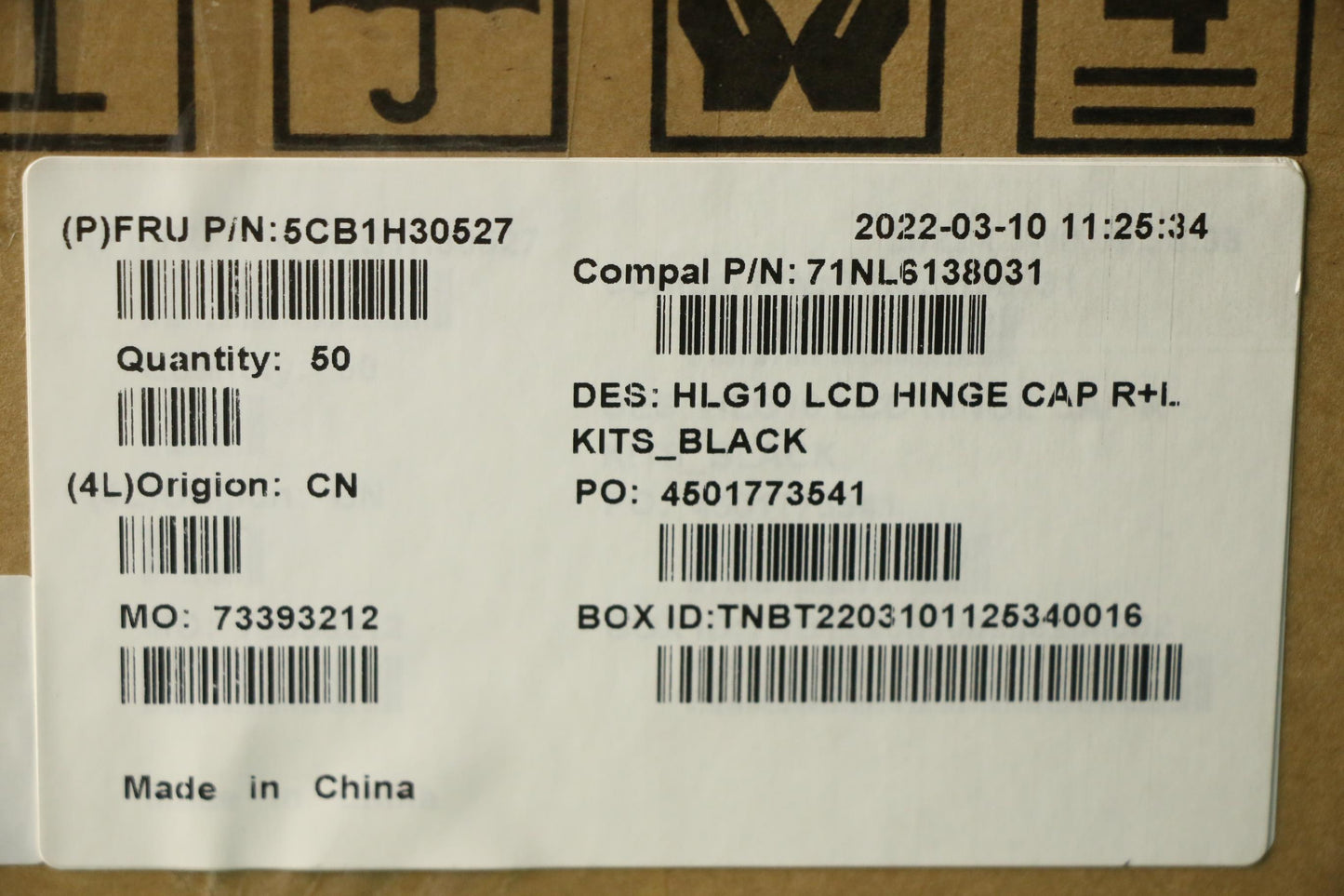 Lenovo Cover Hinge Cover C 82S9 R+L B - 5CB1H30527