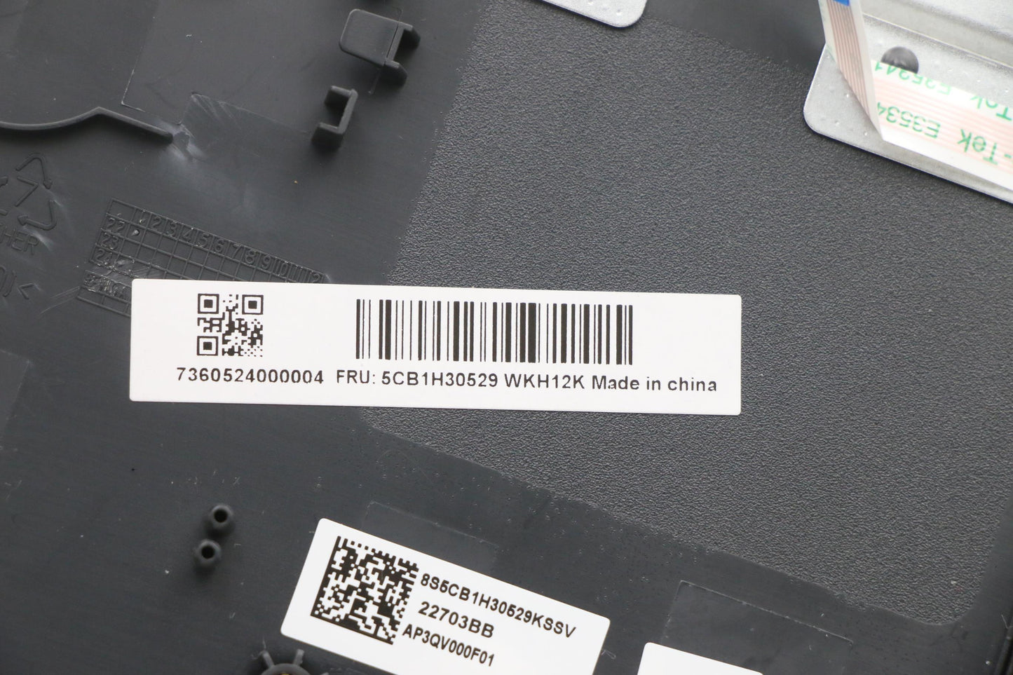 Lenovo Cover Upper Case Assembly Eng - 5CB1H30529