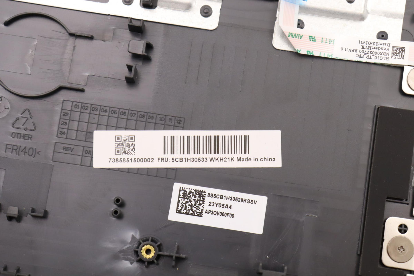 Lenovo Cover Upper Case Assembly Tc C - 5CB1H30533