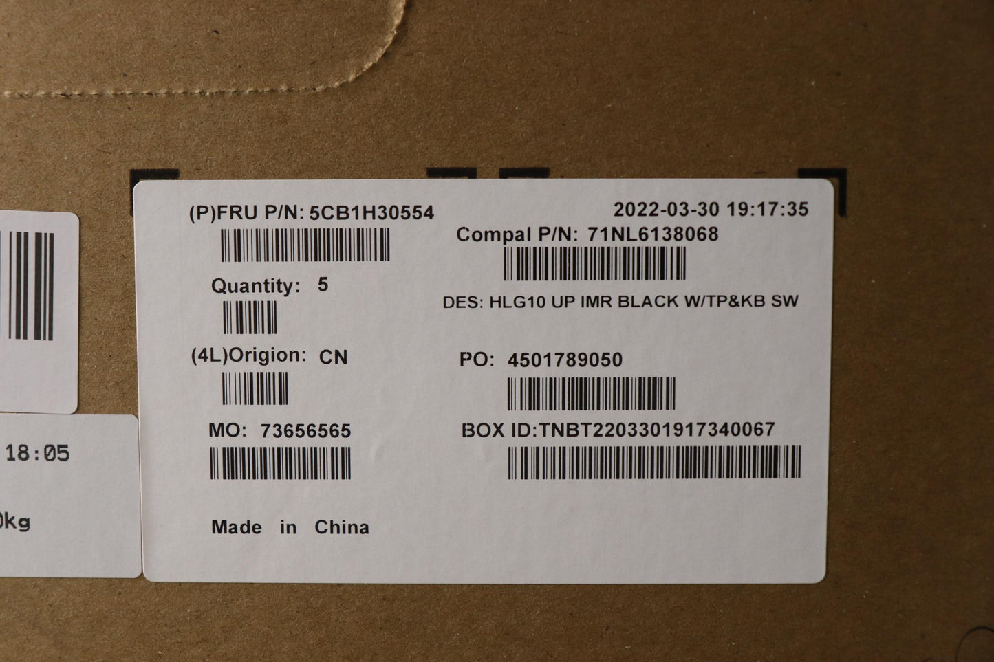 Lenovo Cover Upper Case Assembly Sws - 5CB1H30554