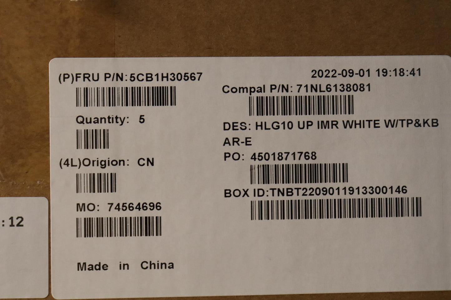 Lenovo Cover Upper Case Assembly Ara - 5CB1H30567