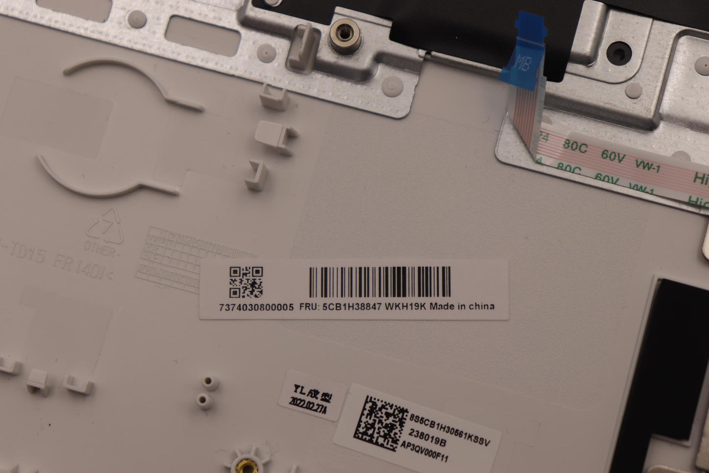 Lenovo Cover Upper Case Assembly Uke - 5CB1H38847