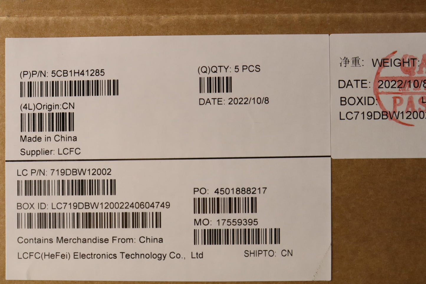 Lenovo Cover Upper Case Asmspa L82Rj - 5CB1H41285