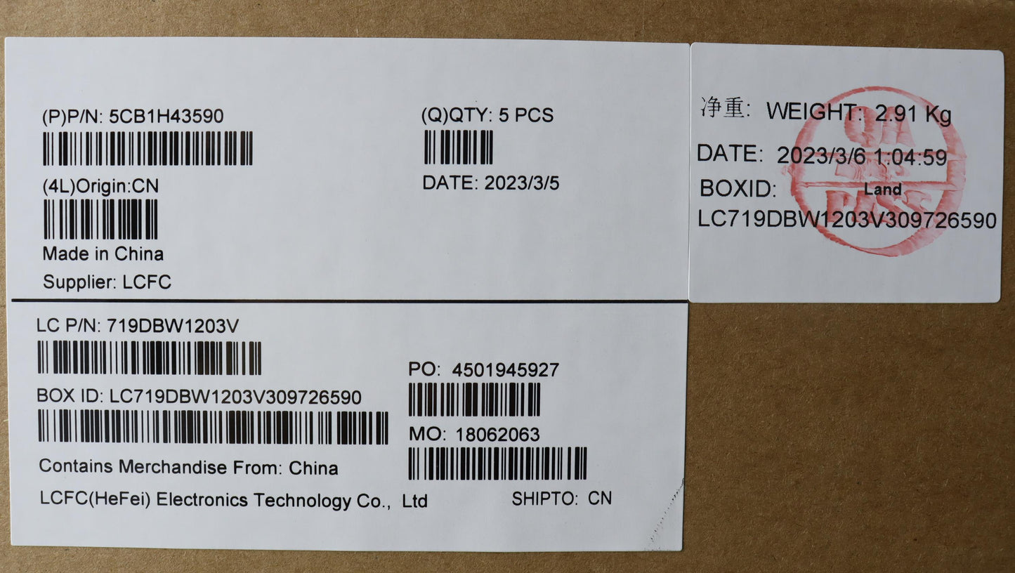 Lenovo Cover Upper Case Asmeng L82Rj - 5CB1H43590