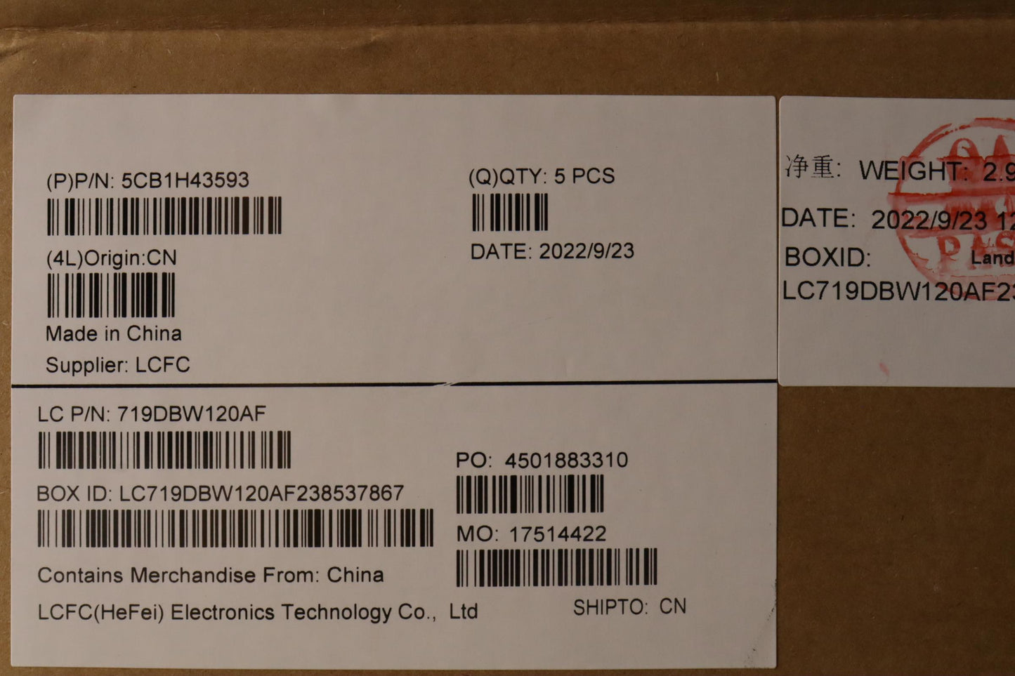 Lenovo Cover Upper Case Asmspa L82Rj - 5CB1H43593