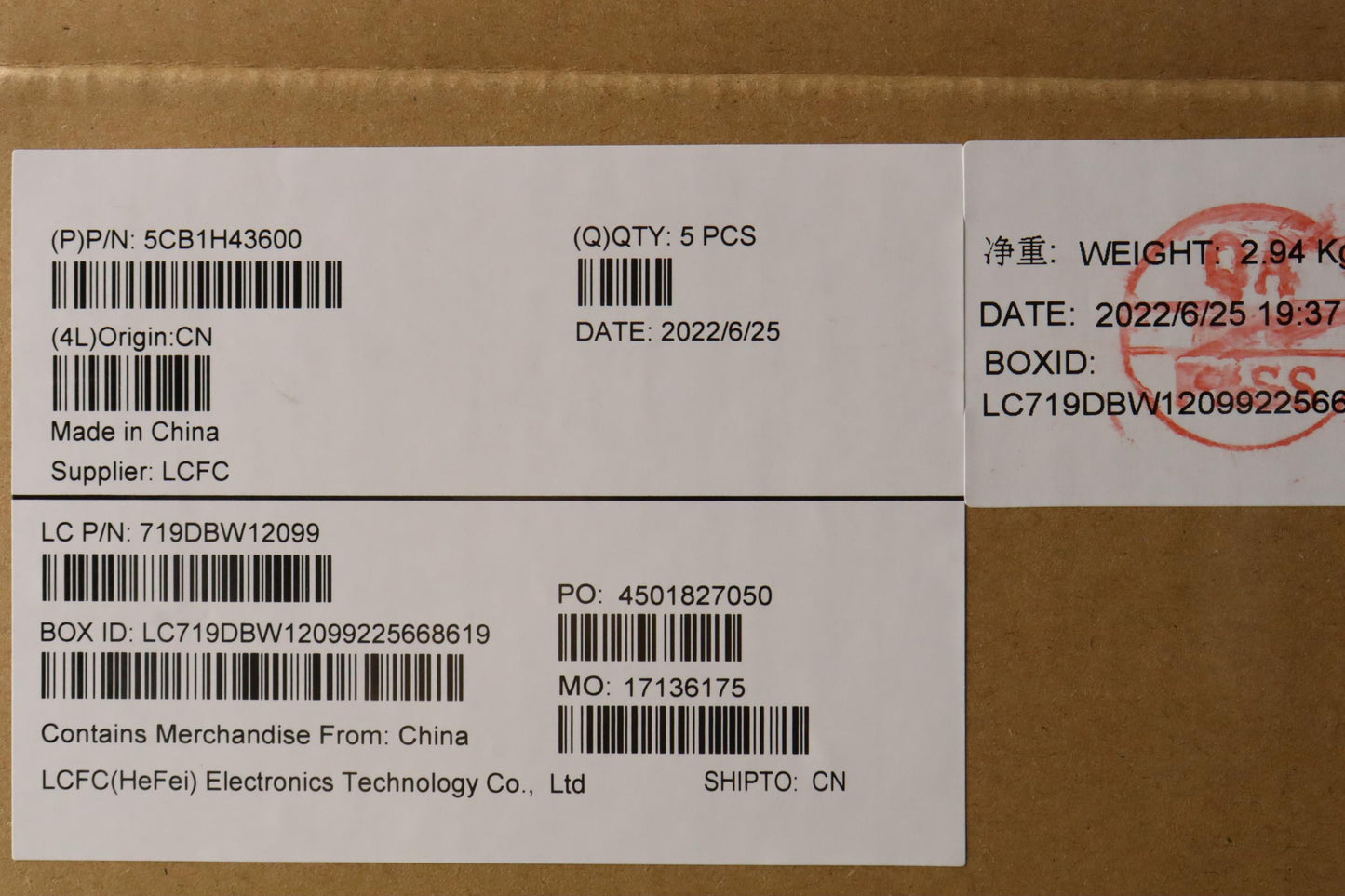 Lenovo Cover Upper Case Asmtc L82Rj N - 5CB1H43600
