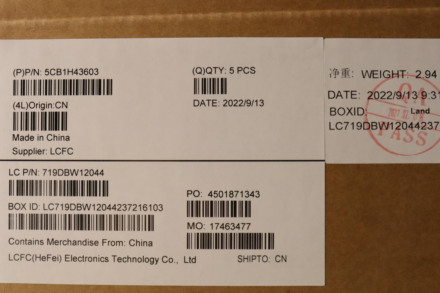 Lenovo Cover Upper Case Asmger L82Rj - 5CB1H43603
