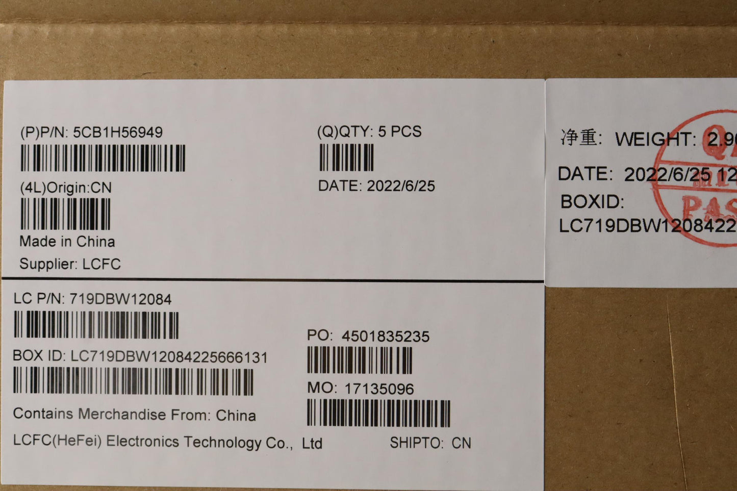 Lenovo Cover Upper Case Asmhbw L82Rj - 5CB1H56949