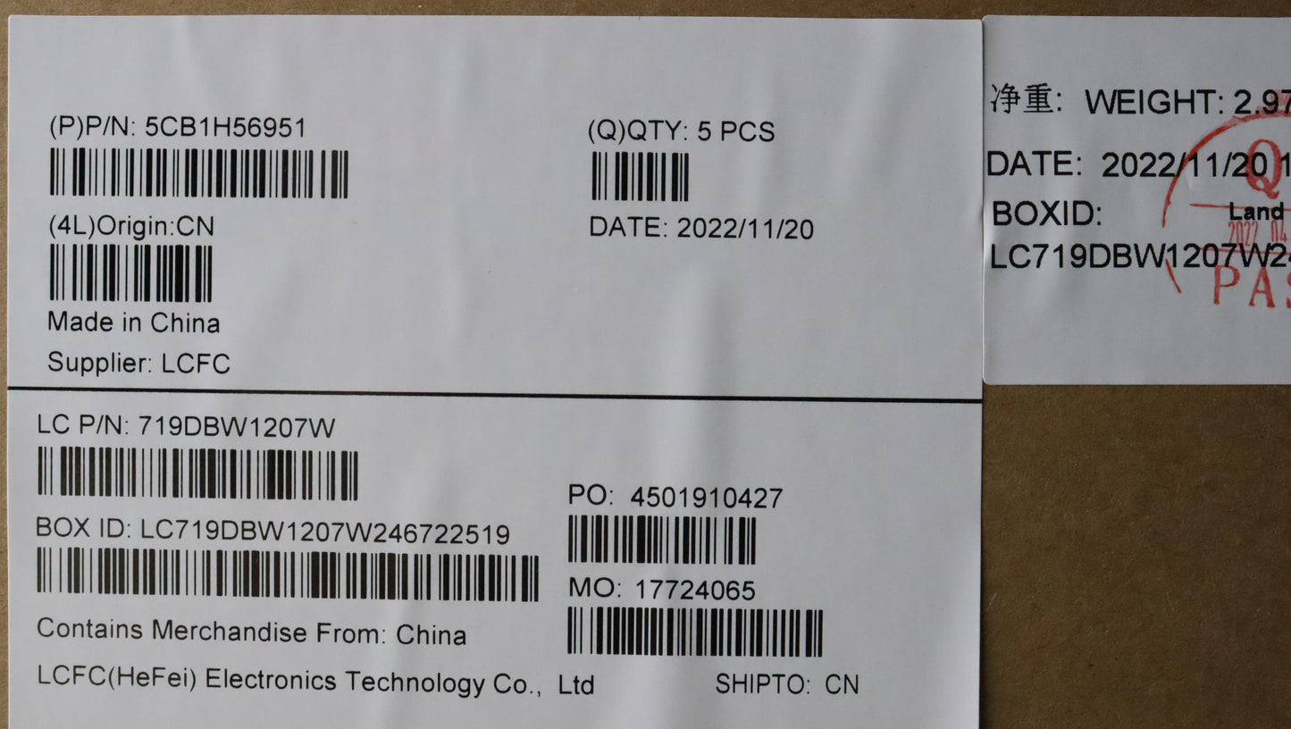 Lenovo Cover Upper Case Asmnordic L82 - 5CB1H56951