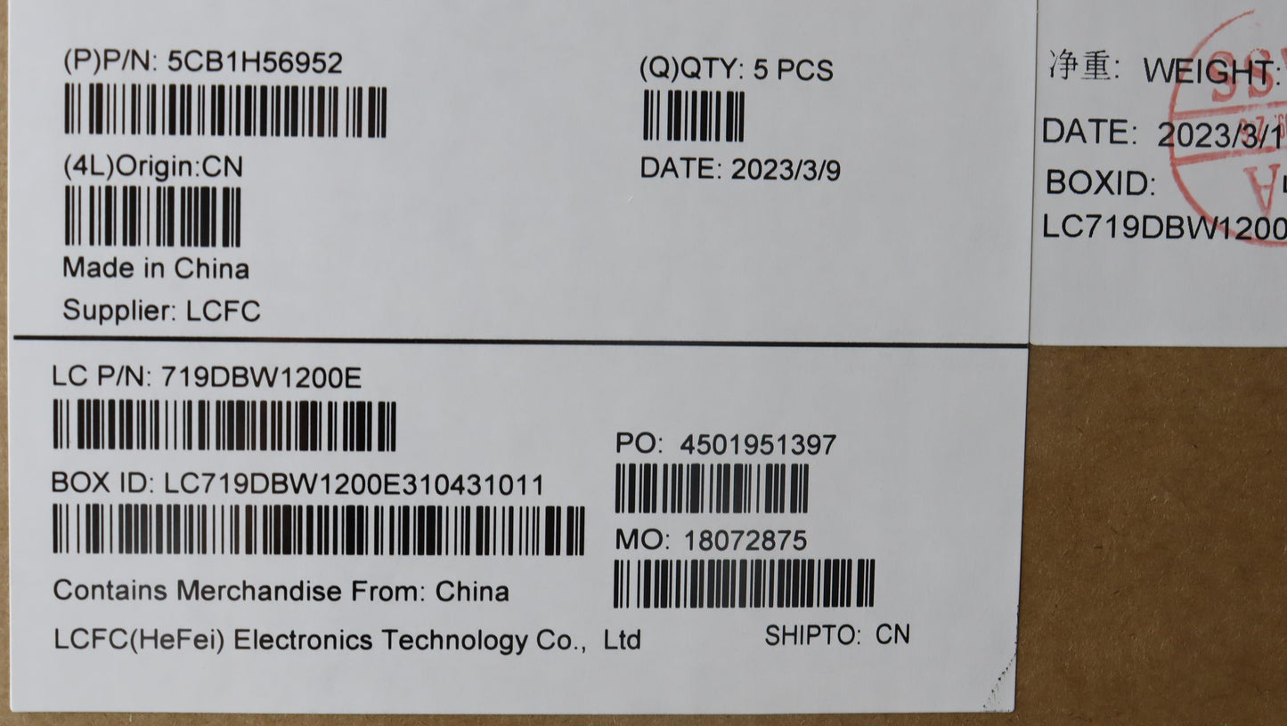 Lenovo Cover Upper Case Asmbel L82Rj - 5CB1H56952