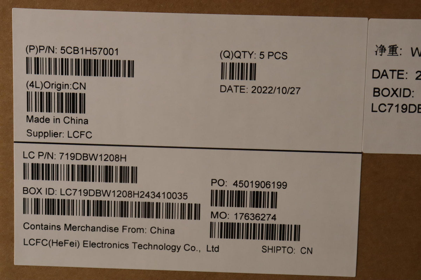 Lenovo Cover Upper Case Asmpor L82Rj - 5CB1H57001