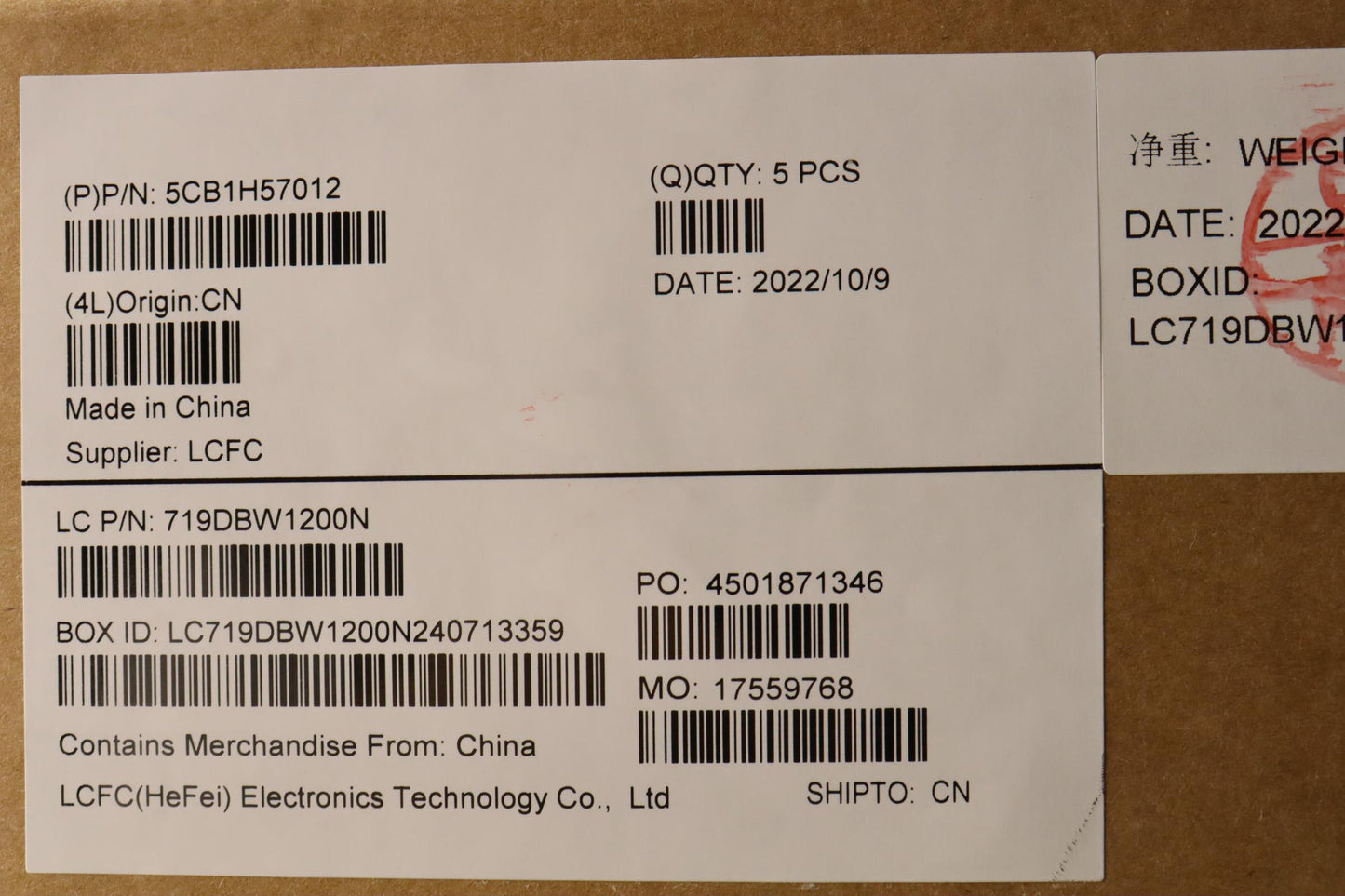 Lenovo Cover Upper Case Asmhbw L82Rj - 5CB1H57012
