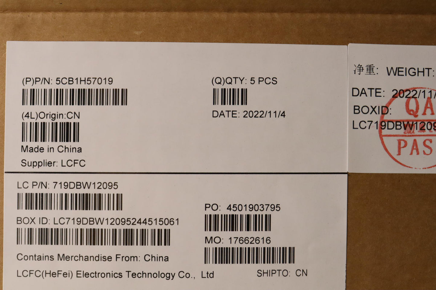 Lenovo Cover Upper Case Asmeuro Eng L - 5CB1H57019