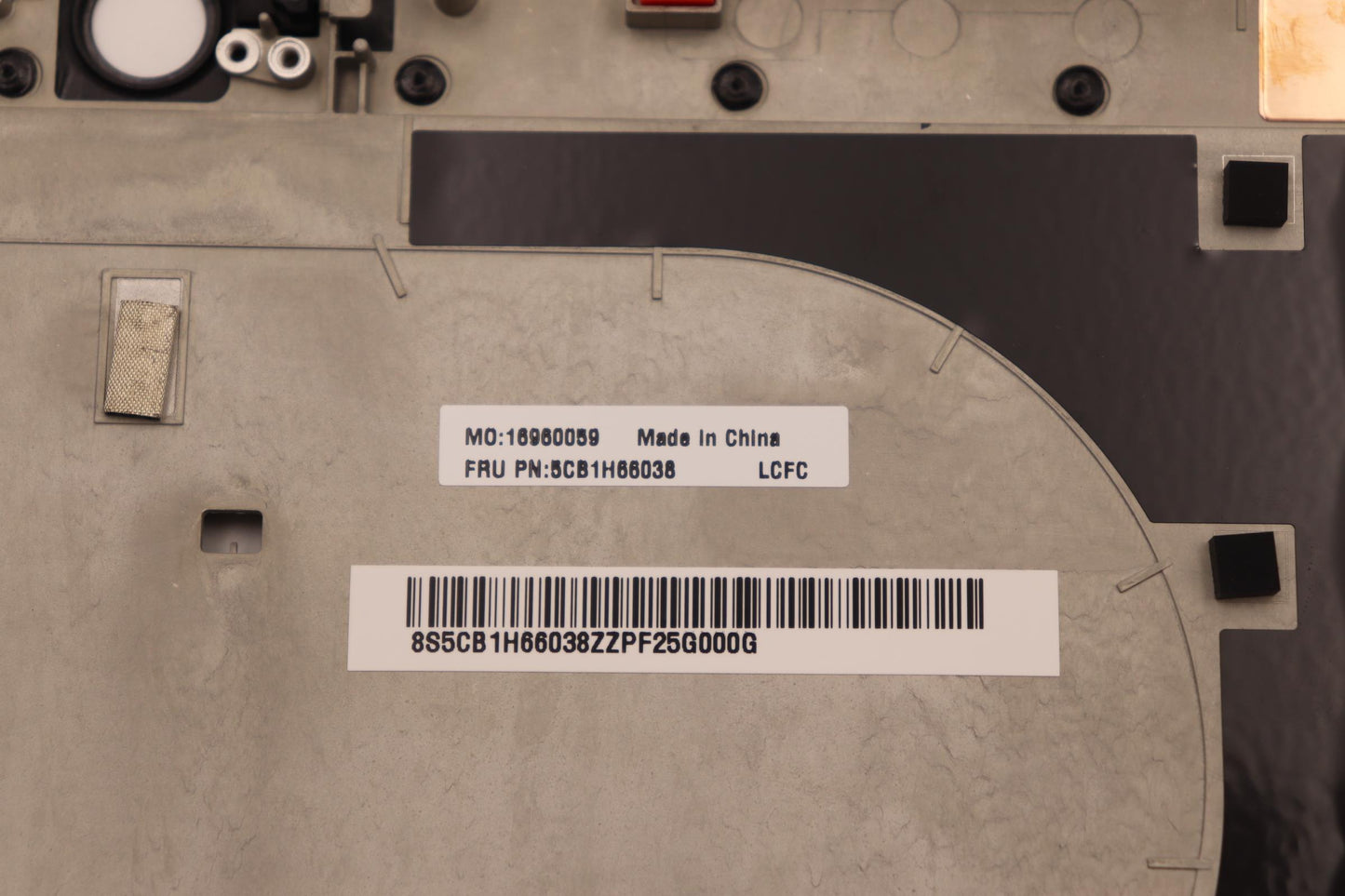 Lenovo Black C-Cover Assembly, with Wireless Subassembly - 5CB1H66038