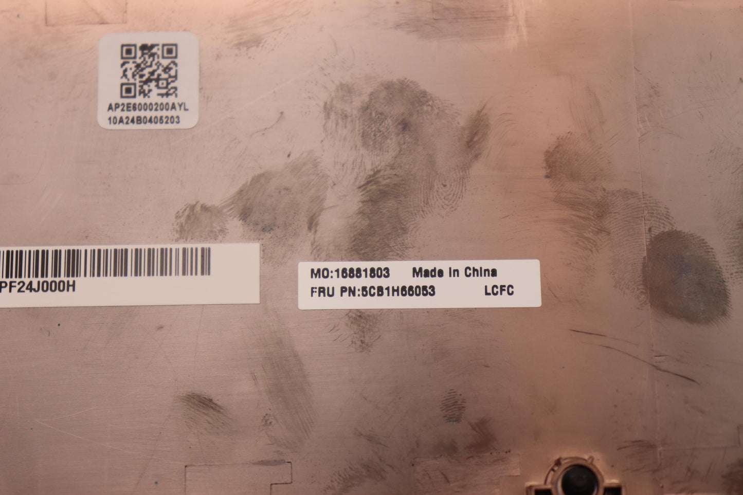 Lenovo D Cover Assembly, Black - 5CB1H66053