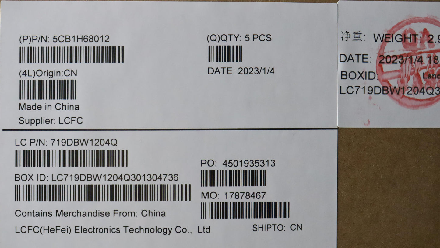 Lenovo Cover Upper Case Asmpor L82Rj - 5CB1H68012