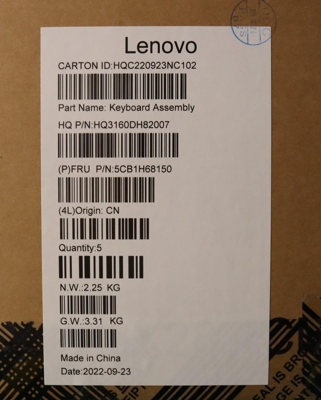 Lenovo Cover Upper Case Asmbulh21Cyfp - 5CB1H68150