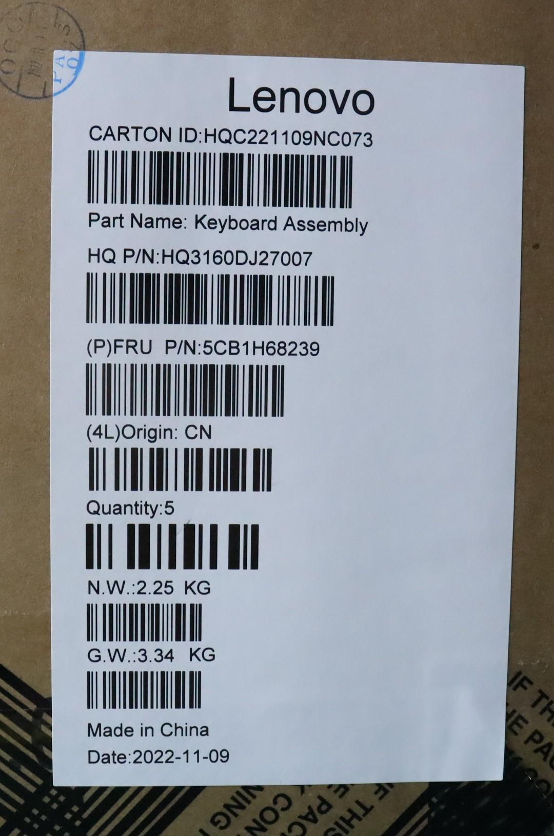Lenovo Cover Upper Case Asmitah21Cynf - 5CB1H68239