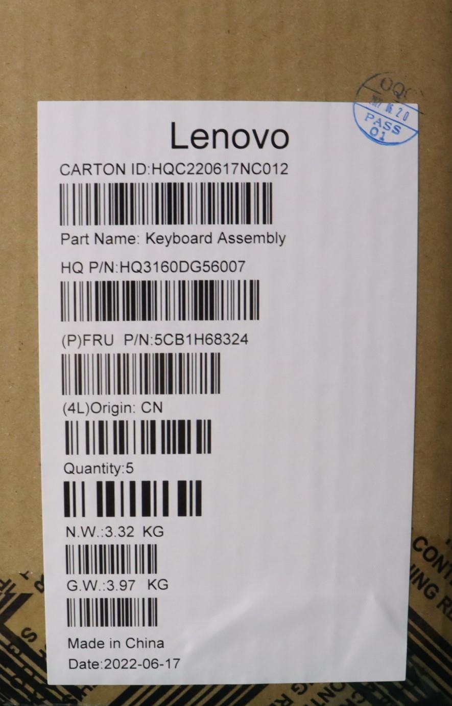 Lenovo Cover Upper Case Asmengh21Cxfp - 5CB1H68324
