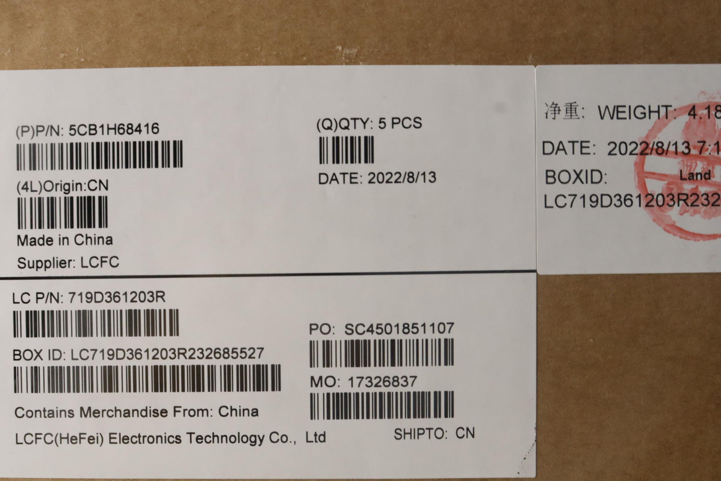 Lenovo Cover Upper Case Asmsws L82Rd - 5CB1H68416
