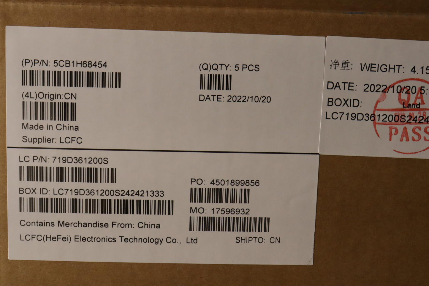 Lenovo Cover Upper Case Asmbel L82Rd - 5CB1H68454