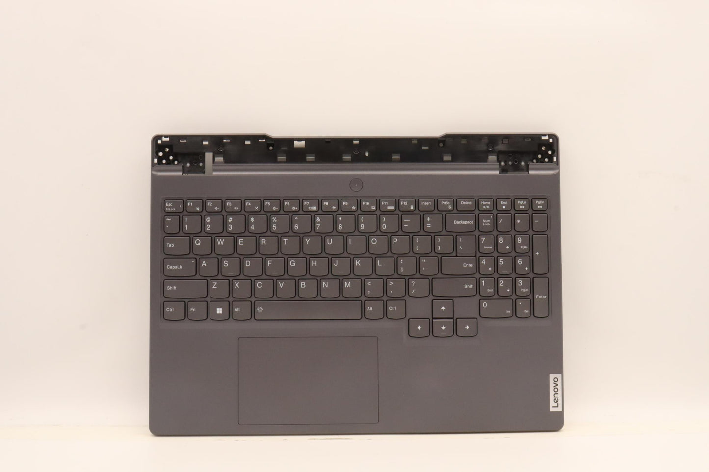 Lenovo C-Cover with Keyboard, USA English, Slate Grey, RGB Backlight - 5CB1H68462