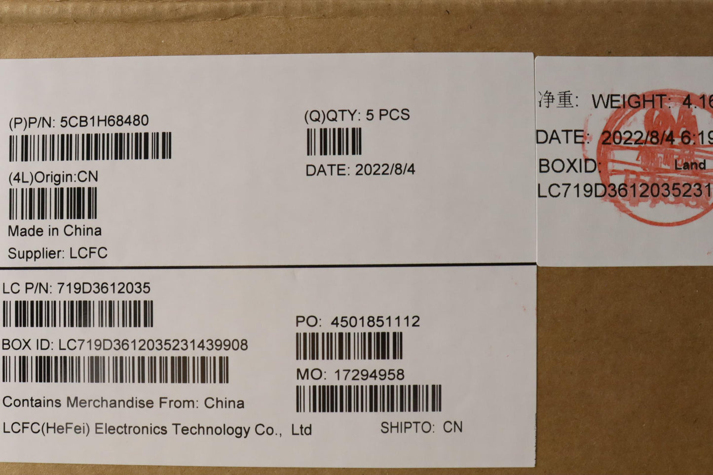 Lenovo Cover Upper Case Asmsws L82Rd - 5CB1H68480