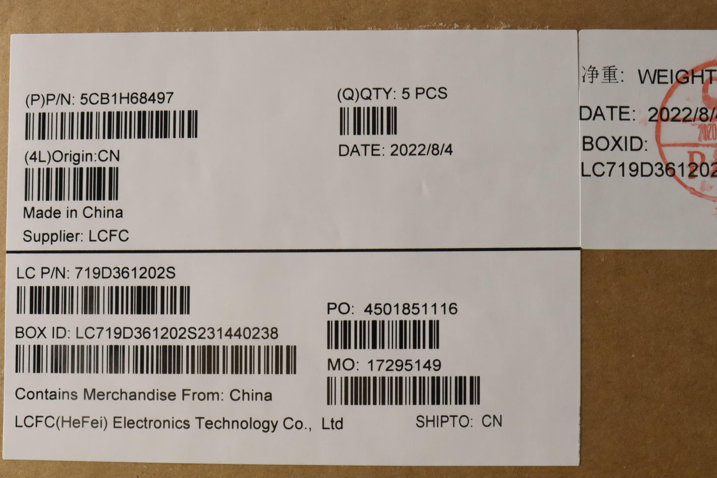 Lenovo Cover Upper Case Asmger L82Rd - 5CB1H68497