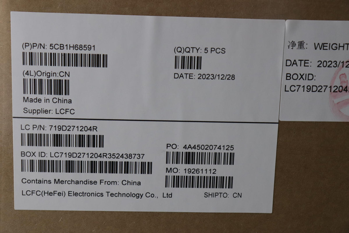 Lenovo Cover Upper Case Assembly Fra - 5CB1H68591