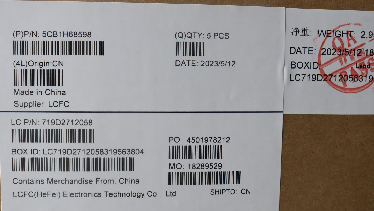 Lenovo Cover Upper Case Assembly Nord - 5CB1H68598