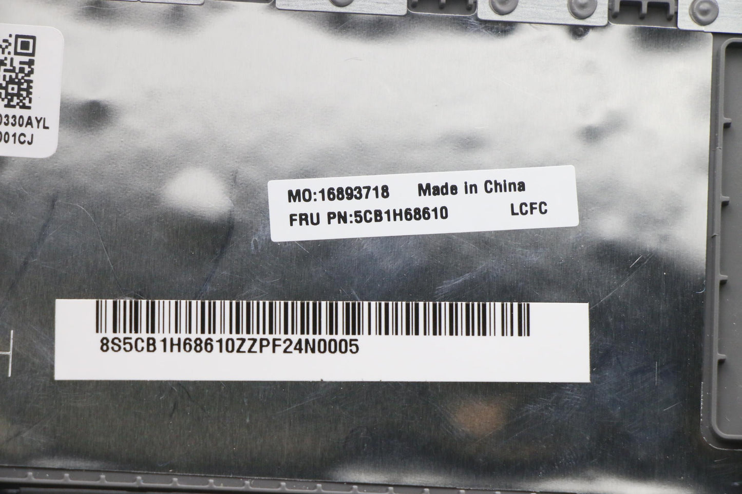 Lenovo Cover Upper Case Assembly Eng - 5CB1H68610