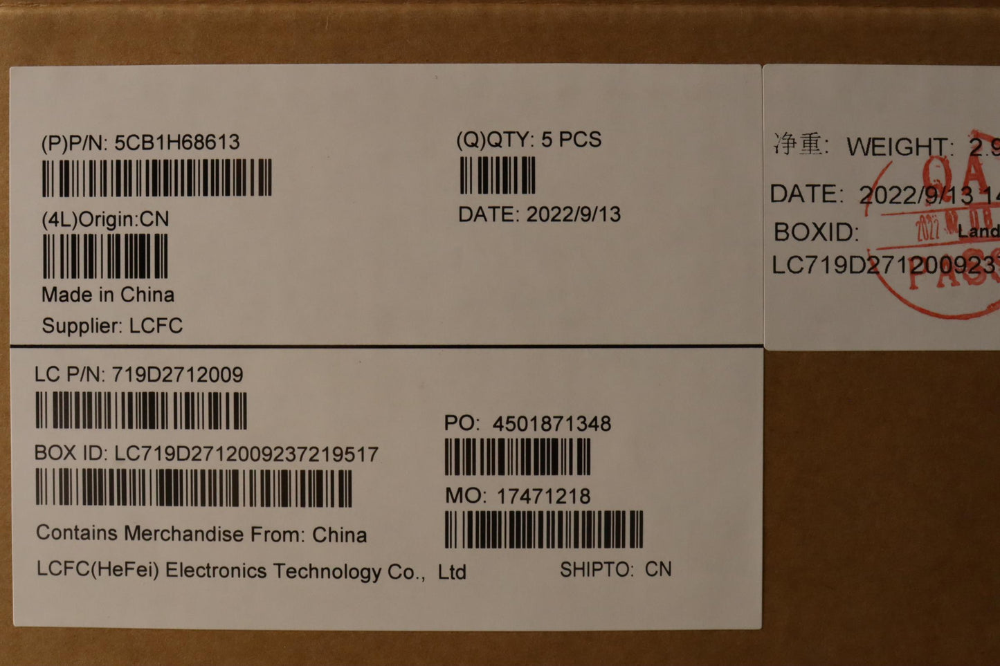Lenovo Cover Upper Case Assembly Spa - 5CB1H68613