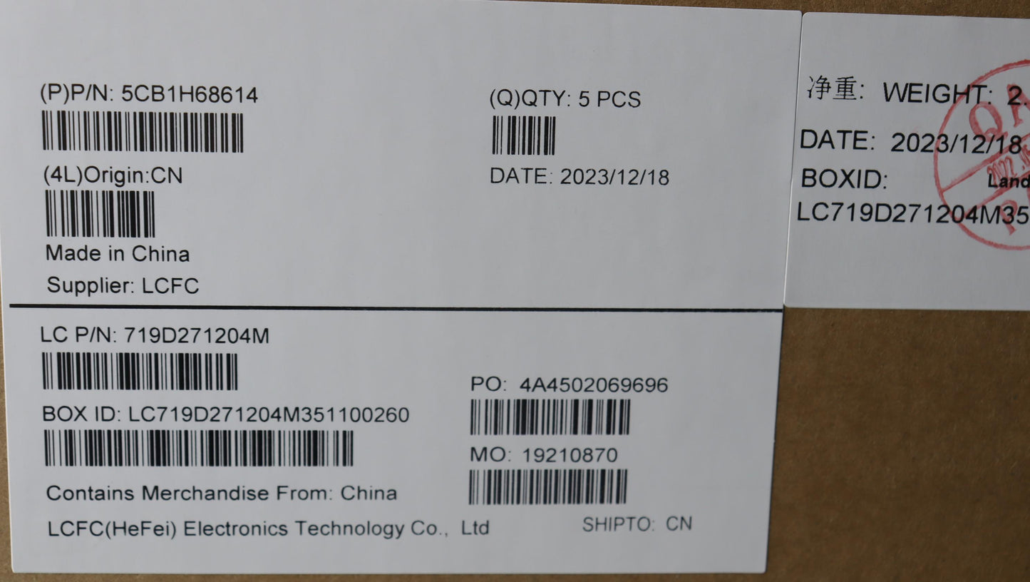 Lenovo Cover Upper Case Assembly Tur - 5CB1H68614