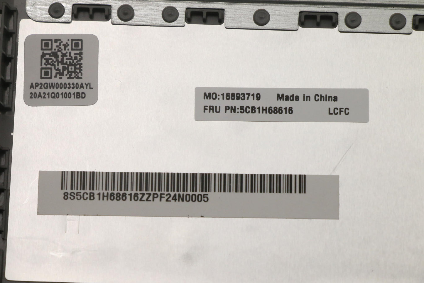Lenovo Cover Upper Case Assembly Por - 5CB1H68616
